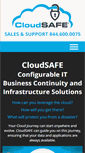 Mobile Screenshot of cloudsafe.com